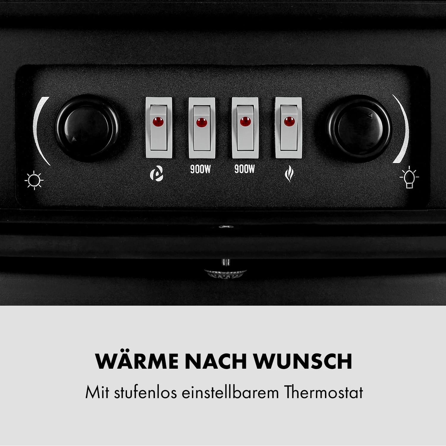 St. Moritz Elektrischer Kamin Elektrokamin Heizlüfter 2 Heizstufen 1650W/1850W Flammenillusion Rauchfrei 4 St. Moritz Elektrischer Kamin Elektrokamin Heizlüfter 2 Heizstufen 1650W/1850W Flammenillusion Rauchfrei – Bild 4