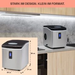 Mr. Black-Frost Eismaschine 150W Edelstahl Schwarz 15kg -Outdoor Grills Store 10020109 de 0006 usp