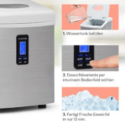 Mr. Silver-Frost Eismaschine 150W Edelstahl Weiß 15kg -Outdoor Grills Store 10020110 de 0004 usp