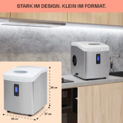 Mr. Silver-Frost Eismaschine 150W Edelstahl Weiß 15kg -Outdoor Grills Store 10020110 de 0006 usp