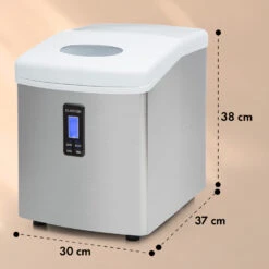Mr. Silver-Frost Eismaschine 150W Edelstahl Weiß 15kg -Outdoor Grills Store 10020110 yy 0011 dimensions