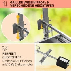 Sauenland Spanferkelgrill Mit Elektromotor Drehspieß 8 Sauenland Spanferkelgrill Mit Elektromotor Drehspieß -Outdoor Grills Store 10026798 de 0003 usp