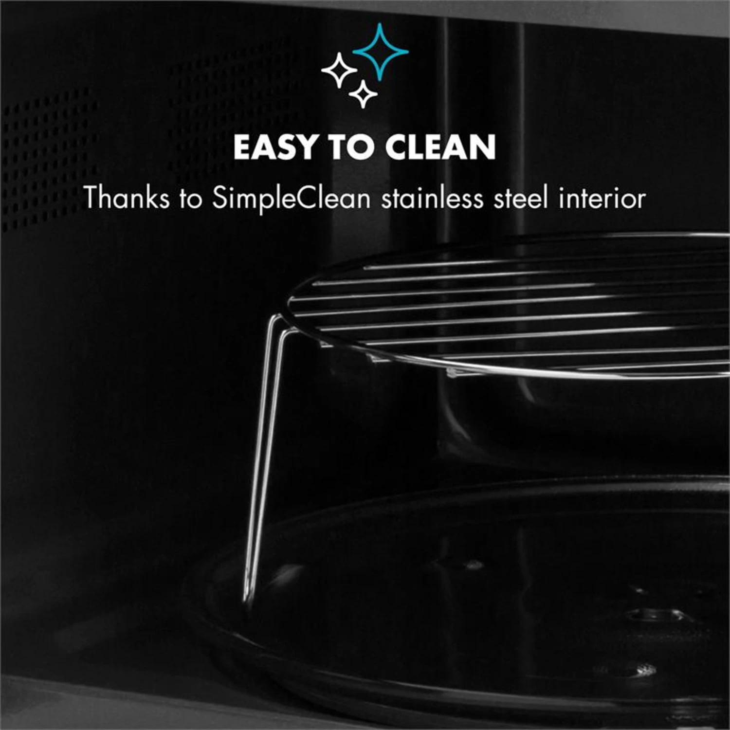 Fine Dinesty 2in1-Mikrowellen-Ofen Retro 23L 1000W 12 Programme Creme – Bild 7