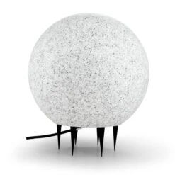 Shinestone L Kugelleuchte Außenleuchte Gartenlampe 40cm Steinoptik -Outdoor Grills Store 10027664 yy 0003 titel Lightcraft Shinestone L Kugelleuchte