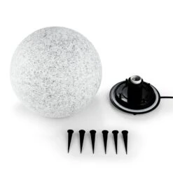 Shinestone L Kugelleuchte Außenleuchte Gartenlampe 40cm Steinoptik -Outdoor Grills Store 10027664 yy 0004 titel Lightcraft Shinestone L Kugelleuchte