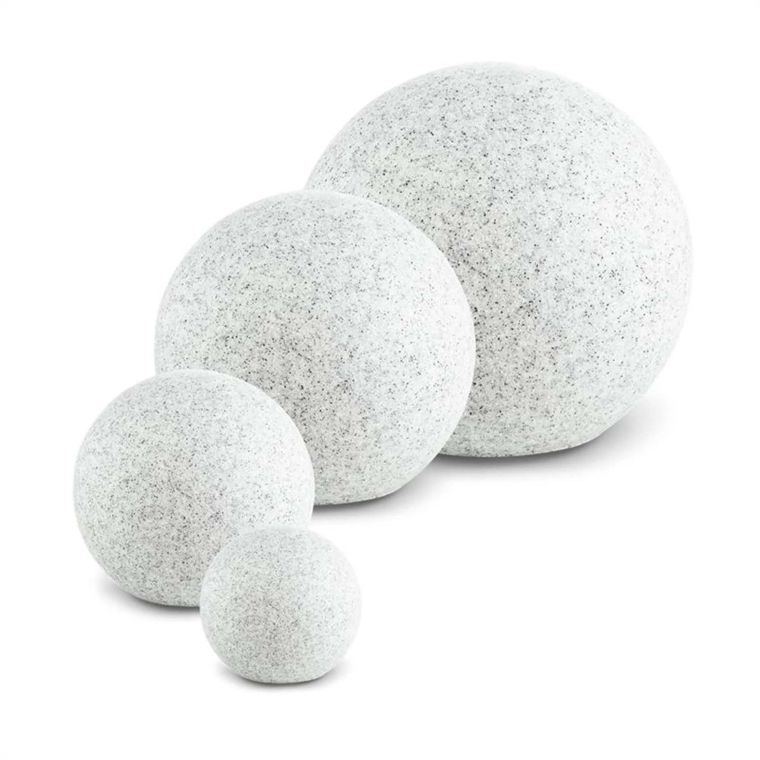 Shinestone S Kugelleuchte Außenleuchte Gartenlampe 20cm Steinoptik 2 Shinestone S Kugelleuchte Außenleuchte Gartenlampe 20cm Steinoptik – Bild 2