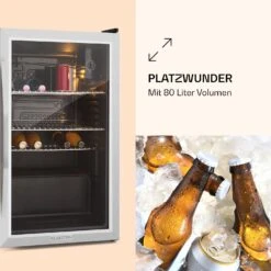 Beersafe XXL Kühlschrank 80 Liter 3 Böden Panoramaglastür Edelstahl -Outdoor Grills Store 10027673 de 0004 logo
