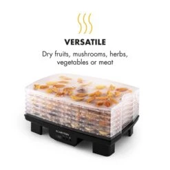 Bananarama Dörrautomat Schwarz 550W Trockner Dehydrator 6 Etagen -Outdoor Grills Store 10027831 yy 0008 logo Klarstein Bananarama Doerrautomat schwarz reedit