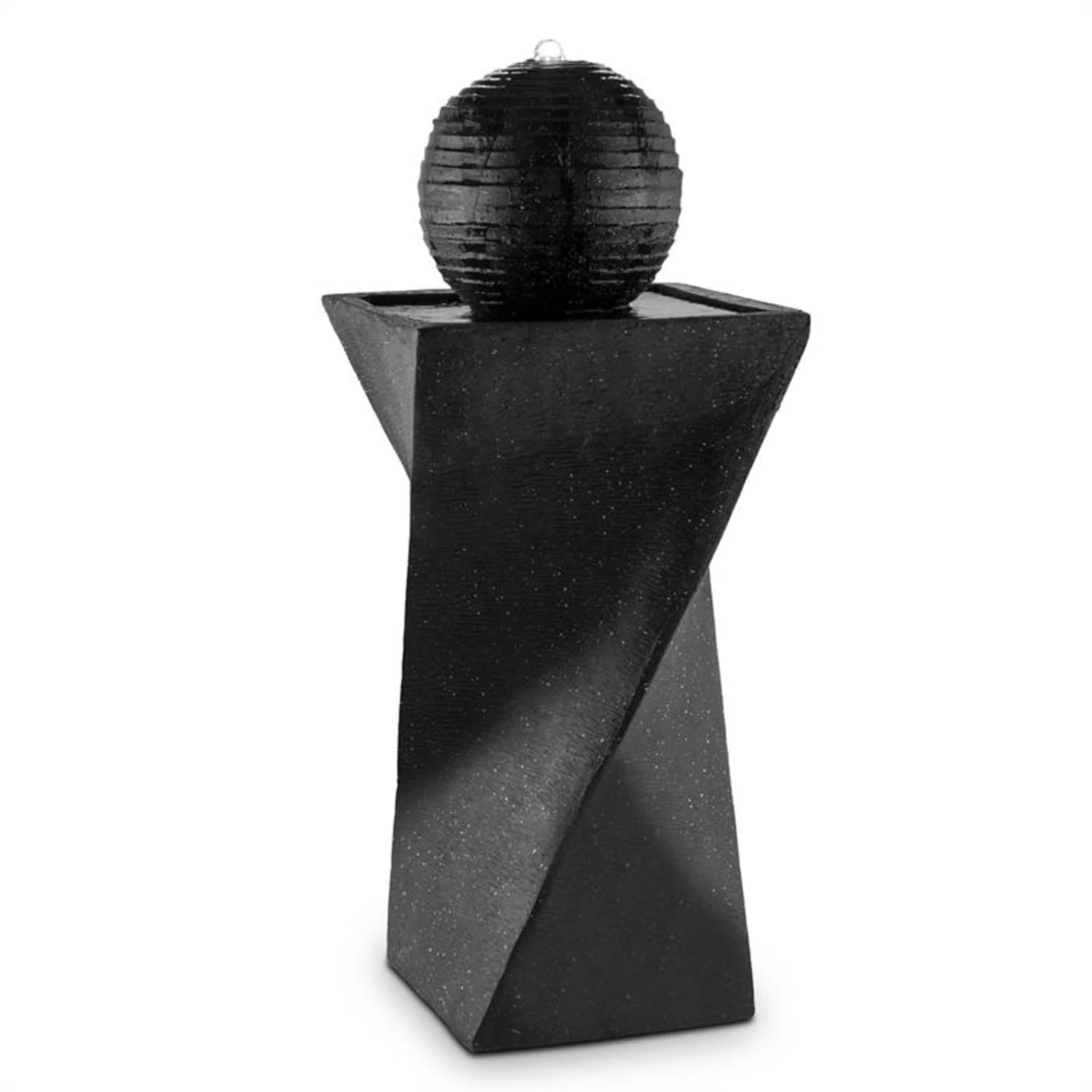 Schönbrunn Springbrunnen Kugelbrunnen Solar 200 L/h LED Basalt 2 Schönbrunn Springbrunnen Kugelbrunnen Solar 200 L/h LED Basalt – Bild 2