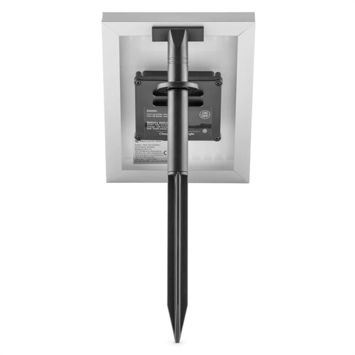 Schönbrunn Springbrunnen Kugelbrunnen Solar 200 L/h LED Basalt 4 Schönbrunn Springbrunnen Kugelbrunnen Solar 200 L/h LED Basalt – Bild 4