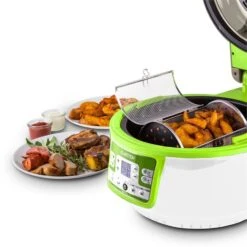VitAir Turbo Heißluftfritteuse Grün-weiß 1400W Grillen Backen 9l 20 VitAir Turbo Heißluftfritteuse Grün-weiß 1400W Grillen Backen 9l -Outdoor Grills Store 10028288 yy 0010 ambient klarstein vitair heissluft frieteuse