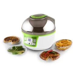 VitAir Turbo Heißluftfritteuse Grün-weiß 1400W Grillen Backen 9l 21 VitAir Turbo Heißluftfritteuse Grün-weiß 1400W Grillen Backen 9l -Outdoor Grills Store 10028288 yy 0011 ambient klarstein vitair heissluft frieteuse