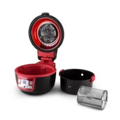 VitAir Turbo Heißluftfritteuse Rot-schwarz 1400W Grillen Backen 9l -Outdoor Grills Store 10028289 yy 0008 titel Klarstein VitAir Heissluftfritteuse