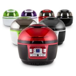 VitAir Turbo Heißluftfritteuse Rot-schwarz 1400W Grillen Backen 9l -Outdoor Grills Store 10028289 yy 0011 variant