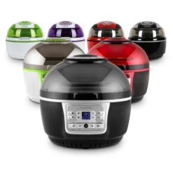 VitAir Turbo Heißluftfritteuse Grau-schwarz 1400W Grillen Backen 9l -Outdoor Grills Store 10028290 yy 0012 variant