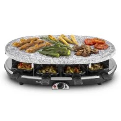 Steaklette Raclettegrill 1500 W Granit-Natursteinplatte 8 Personen 9 Steaklette Raclettegrill 1500 W Granit-Natursteinplatte 8 Personen -Outdoor Grills Store 10028449 yy 0003 titel Klarstein Steaklette Raclette Natursteingrill