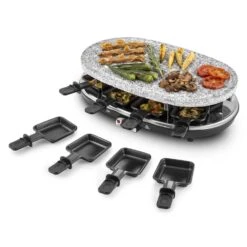 Steaklette Raclettegrill 1500 W Granit-Natursteinplatte 8 Personen 13 Steaklette Raclettegrill 1500 W Granit-Natursteinplatte 8 Personen -Outdoor Grills Store 10028449 yy 0007 titel Klarstein Steaklette Raclette Natursteingrill
