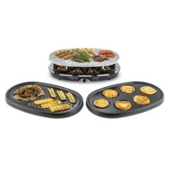 All-U-Can-Grill Raclette 4-in-1 Pancake Crêpes Steinplatte 8 Personen 13 All-U-Can-Grill Raclette 4-in-1 Pancake Crêpes Steinplatte 8 Personen -Outdoor Grills Store 10028450 yy 0004 titel Klarstein All U Can Grill Raclettegrill 4in1