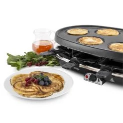 All-U-Can-Grill Raclette 4-in-1 Pancake Crêpes Steinplatte 8 Personen 18 All-U-Can-Grill Raclette 4-in-1 Pancake Crêpes Steinplatte 8 Personen -Outdoor Grills Store 10028450 yy 0009 titel Klarstein All U Can Grill Raclettegrill 4in1