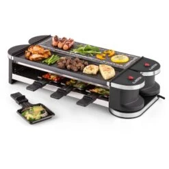 Tenderloin 50/50 Raclette-Grill 1200W 8 Personen Naturstein & Grill 11 Tenderloin 50/50 Raclette-Grill 1200W 8 Personen Naturstein & Grill -Outdoor Grills Store 10028578 yy 0007 logo 07 Klarstein Tenderloin Raclette Grill
