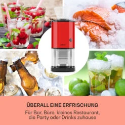 Icebreaker Ice Crusher 15kg/h 3,5 Liter Eisbehälter Edelstahl Rot 9 Icebreaker Ice Crusher 15kg/h 3,5 Liter Eisbehälter Edelstahl Rot -Outdoor Grills Store 10028938 de 0003 usp