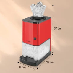 Icebreaker Ice Crusher 15kg/h 3,5 Liter Eisbehälter Edelstahl Rot 13 Icebreaker Ice Crusher 15kg/h 3,5 Liter Eisbehälter Edelstahl Rot -Outdoor Grills Store 10028938 yy 0011 dimensions