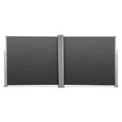 Bari Doppio 616 Doppel-Seitenmarkise 6x1,6m Aluminium Anthrazit 10 Bari Doppio 616 Doppel-Seitenmarkise 6x1,6m Aluminium Anthrazit -Outdoor Grills Store 10029125 yy 0003 front Blumfeldt Bari Doppio Doppelseitenmarkise 6x160cm