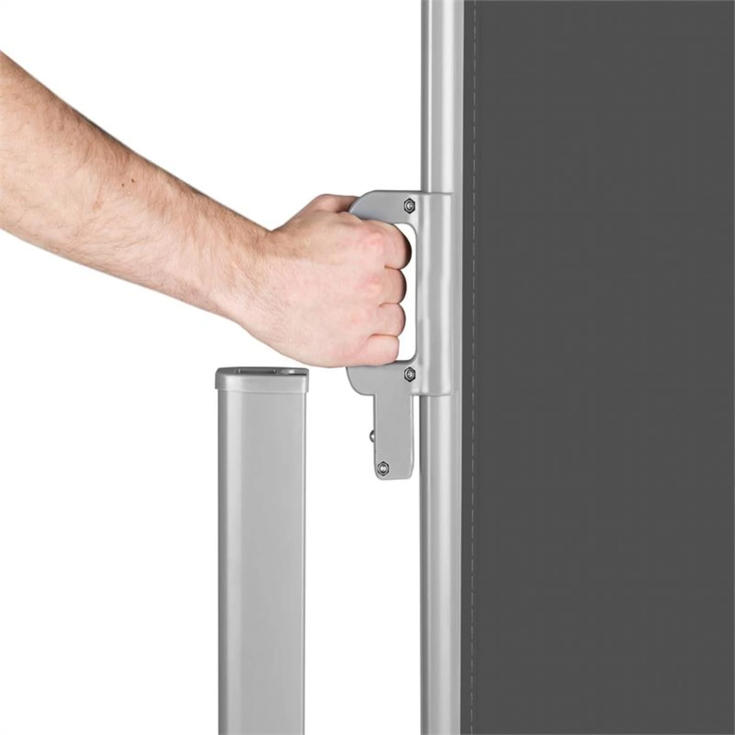 Bari Doppio 616 Doppel-Seitenmarkise 6x1,6m Aluminium Anthrazit 6 Bari Doppio 616 Doppel-Seitenmarkise 6x1,6m Aluminium Anthrazit – Bild 6