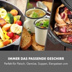 Hotrod 45 Dutch Oven BBQ-Topf 4,5 Qt / 4 Liter Gusseisen Schwarz -Outdoor Grills Store 10029165 de 0003 logo