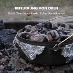 Hotrod 85 Dutch Oven BBQ-Topf 9 Qt / 8,5 Liter Gusseisen Schwarz -Outdoor Grills Store 10029167 de 0005 logo