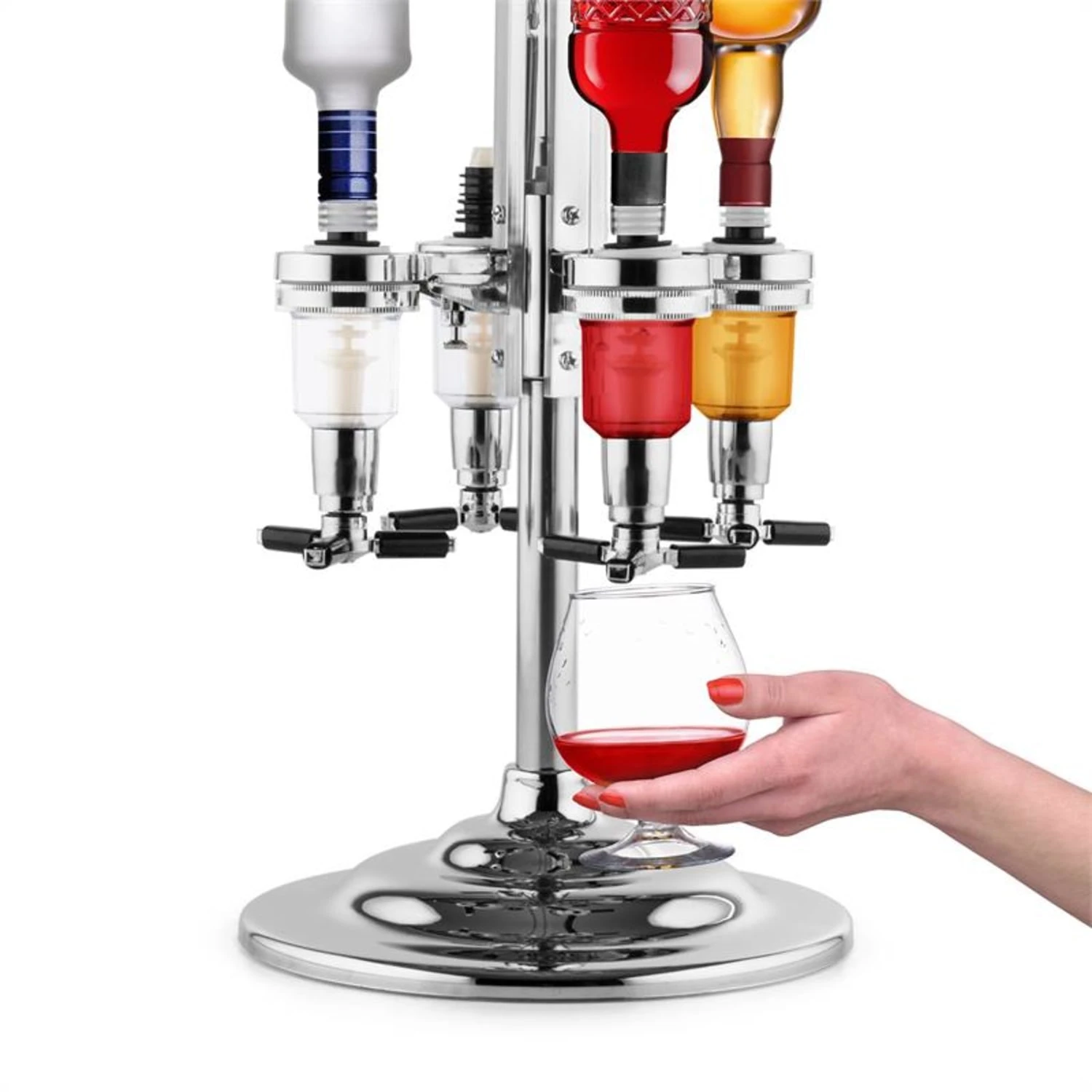 Hazlehov Rondel 4 Getränkespender Dosierer 4-fach Standaufstellung 3 Hazlehov Rondel 4 Getränkespender Dosierer 4-fach Standaufstellung – Bild 3