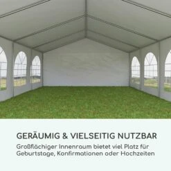 Sommerfest 5x8m 500 G/m² Partyzelt Festzelt PVC Wasserdicht Verzinkt -Outdoor Grills Store 10029439 de 0003 logo