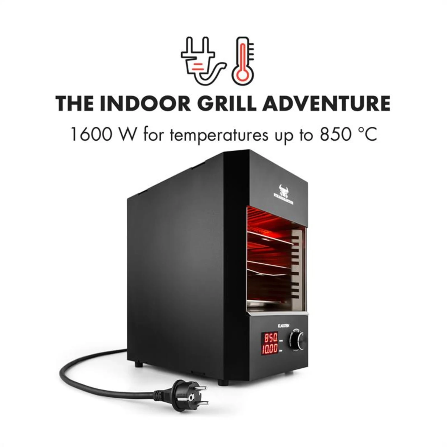Steakreaktor 2.0 Indoor Grillgerät 850 °C 1600W Infrarot Made In Germany 3 Steakreaktor 2.0 Indoor Grillgerät 850 °C 1600W Infrarot Made In Germany – Bild 3