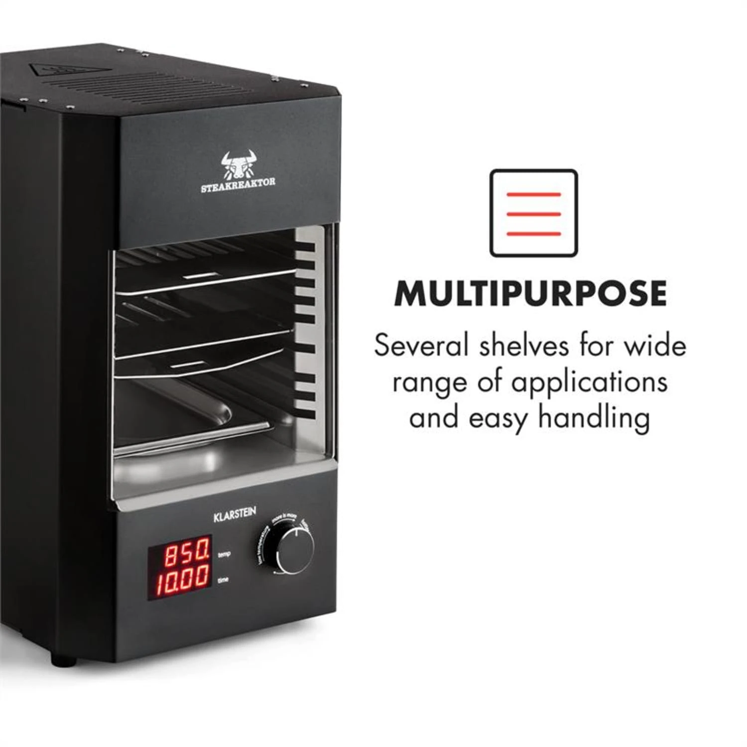 Steakreaktor 2.0 Indoor Grillgerät 850 °C 1600W Infrarot Made In Germany 6 Steakreaktor 2.0 Indoor Grillgerät 850 °C 1600W Infrarot Made In Germany – Bild 6
