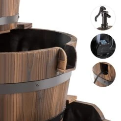 Cascada 2G Kaskadenbrunnen Gartenbrunnen Springbrunnen 12 W 800 L/h -Outdoor Grills Store 10029657 uk 0003 detail