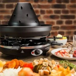 Taste Volcano Tartarengrill Raclettegrill 1500 W 6 Personen Schwarz 8 Taste Volcano Tartarengrill Raclettegrill 1500 W 6 Personen Schwarz -Outdoor Grills Store 10030307 yy 0003 ambient Klarstein Taste Volcano Tartarengrill