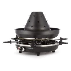 Taste Volcano Tartarengrill Raclettegrill 1500 W 6 Personen Schwarz 11 Taste Volcano Tartarengrill Raclettegrill 1500 W 6 Personen Schwarz -Outdoor Grills Store 10030307 yy 0007 front Klarstein Tataren Grill Raclette Grill