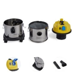 Reinraum 3-in-1 Nass-/Trockensauger Aschesauger 1800W 30l Edelstahl 7 Reinraum 3-in-1 Nass-/Trockensauger Aschesauger 1800W 30l Edelstahl -Outdoor Grills Store 10030310 yy 0003 detail Klarstein vacuum cleaner 30L