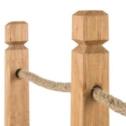 Rialto Gartenbrücke Zierbrücke 58x58x122cm (BxHxT) Tau Massivholz -Outdoor Grills Store 10030331 yy 0005 detail Blumfeldt Rialto Gartenbruecke 58x58x122cm