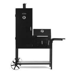 Fleischbrocken Holzkohlegrill Smoker Räucherofen BBQ-Grill Schwarz -Outdoor Grills Store 10030554 yy 0004 detail Professional charcoal grill and smoker