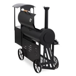 Dampflok Smoker Grill 3 Mm Stahl Schwarz -Outdoor Grills Store 10030555 yy 0005 titel Train Grill