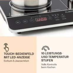 VariCook Slim Doppel-Induktionskochplatte 3500 W Timer 240° C Touch -Outdoor Grills Store 10030684 de 0004 logo