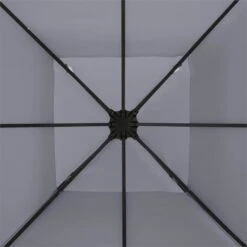 Odeon Grey Pavillon Partyzelt Festzelt 3x3m Stahl Polyester Dunkelgrau -Outdoor Grills Store 10030686 yy 0004 detail Blumfeldt Odeon Grey Pavillon Partyzelt dunkelgrau