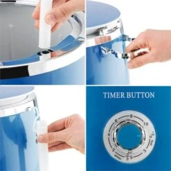 Ecowash-Pico Mini-Waschmaschine Schleuderfunktion 3,5 Kg 380W Blau -Outdoor Grills Store 10030791 yy 0006 detail oneConcept Ecowash Pico Mini Waschmaschine blau