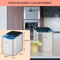 On-The-Rocks Eismaschine LED | 12kg Je 24h | 2.1l | Edelstahl Schwarz 12 On-The-Rocks Eismaschine LED | 12kg Je 24h | 2.1l | Edelstahl Schwarz -Outdoor Grills Store 10031372 de 0006 usp