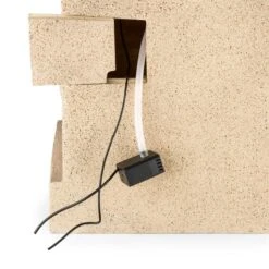 Korinth Zierbrunnen Gartenbrunnen 3W Solar LED Sandsteinoptik -Outdoor Grills Store 10031399 yy 0005 detail Blumfeldt Korinth Zierbrunnen 3W Sandsteinoptik