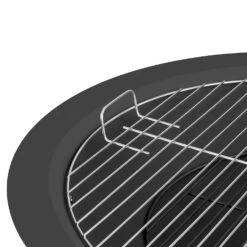Mithras Feuerschale Ø75cm Funkenschutz Ø60cm Grillrost Gusseisen Stahl -Outdoor Grills Store 10031450 uk 0006 detail Blumfeldt Mithras Feuerschale