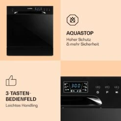 Amazonia 8 Geschirrspülmaschine 1620 Watt 8 Maßgedecke 49 DB Aquastop -Outdoor Grills Store 10031525 de 0005 logo