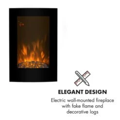 Lausanne Vertical Elektrischer Kamin 1000/2000 W Fernbedienung Dimmer -Outdoor Grills Store 10031556 yy 0003 logo Klarstein Lausanne Vertical Elektrischer Kamin reedit