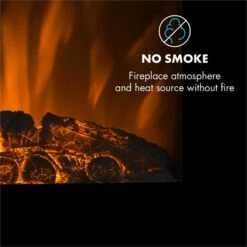 Lausanne Vertical Elektrischer Kamin 1000/2000 W Fernbedienung Dimmer -Outdoor Grills Store 10031556 yy 0005 logo Klarstein Lausanne Vertical Elektrischer Kamin reedit
